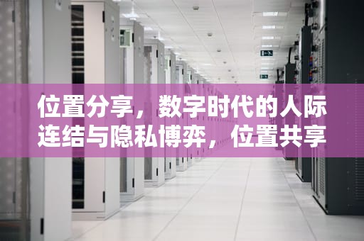 位置分享，数字时代的人际连结与隐私博弈，位置共享怎样操作