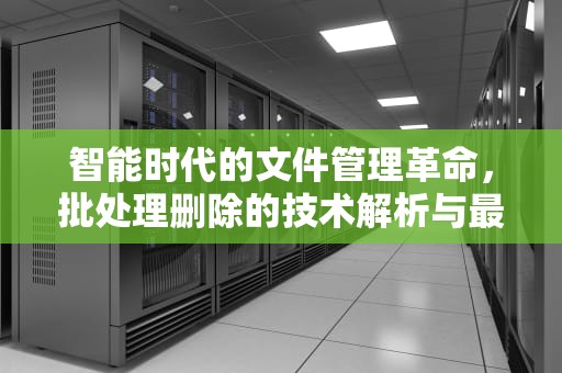 智能时代的文件管理革命，批处理删除的技术解析与最佳实践，批处理删除文件命令