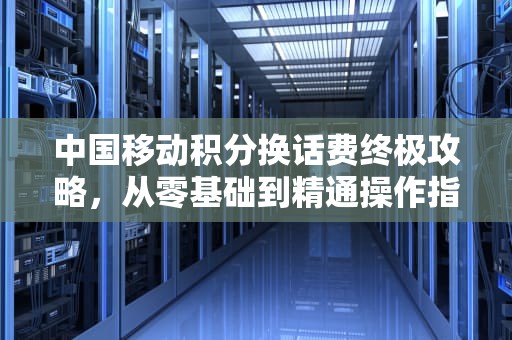 中国移动积分换话费终极攻略，从零基础到精通操作指南，中国移动积分换话费短信怎么发