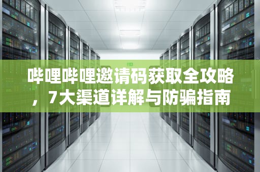 哔哩哔哩邀请码获取全攻略，7大渠道详解与防骗指南，哔哩哔哩邀请码怎么获得的