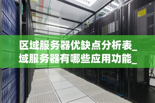 区域服务器优缺点分析表_域服务器有哪些应用功能_区域服务器的优缺点分析