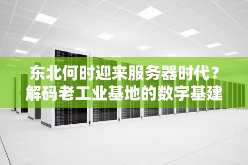 东北何时迎来服务器时代？解码老工业基地的数字基建突围战，什么时候建设东北