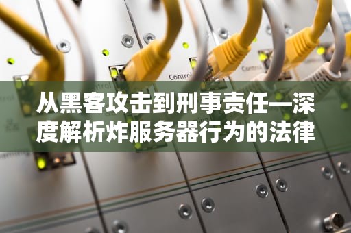 从黑客攻击到刑事责任—深度解析炸服务器行为的法律边界与后果，炸服务器属于违法吗怎么举报