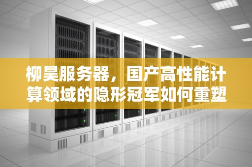 柳昊服务器，国产高性能计算领域的隐形冠军如何重塑行业格局