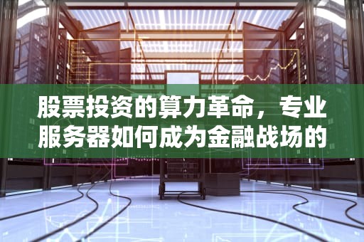 股票投资的算力革命，专业服务器如何成为金融战场的新基建，股票投资需要哪些资金
