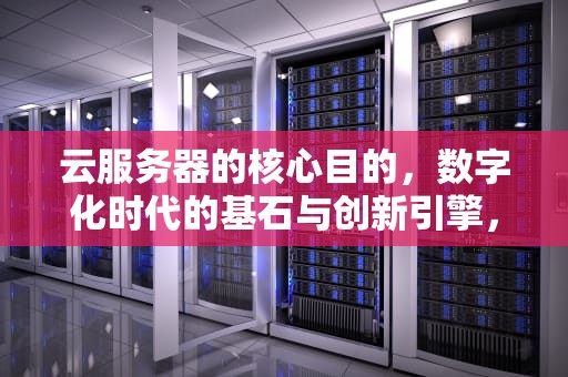 云服务器的核心目的，数字化时代的基石与创新引擎，云服务器的目的是什么呢英语