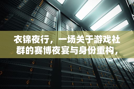 衣锦夜行，一场关于游戏社群的赛博夜宴与身份重构，衣锦夜行为什么不玩天梯了