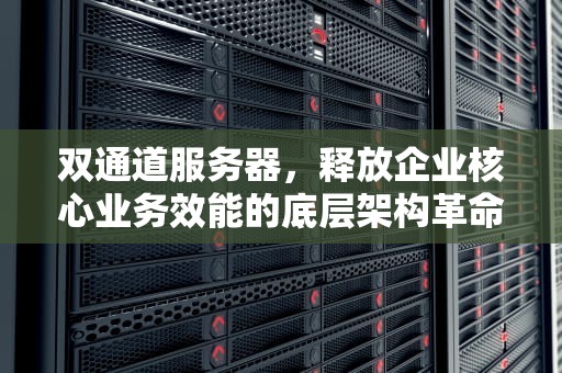 双通道服务器，释放企业核心业务效能的底层架构革命，双通道服务器有什么用处