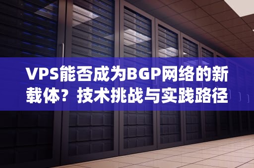 VPS能否成为BGP网络的新载体？技术挑战与实践路径解析，vps可以上国外网站吗