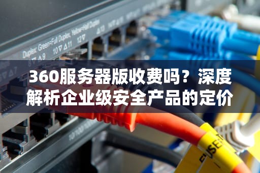 360服务器版收费吗？深度解析企业级安全产品的定价策略与选择建议，360 服务器版
