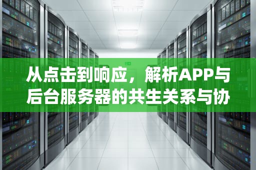 从点击到响应，解析APP与后台服务器的共生关系与协作机制，app和服务器的关系