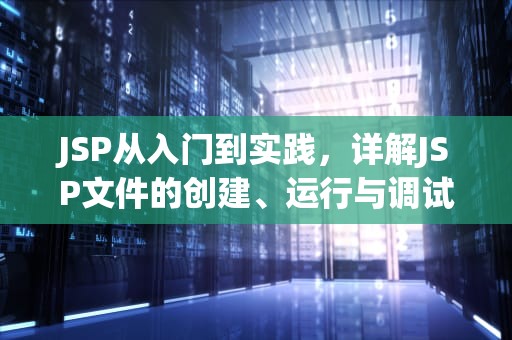 JSP从入门到实践，详解JSP文件的创建、运行与调试，jsp打开方式