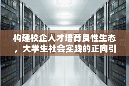 构建校企人才培育良性生态，大学生社会实践的正向引导，如何找到出来卖的学生票