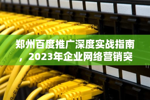 郑州百度推广深度实战指南，2023年企业网络营销突围密码，郑州百度推广公司