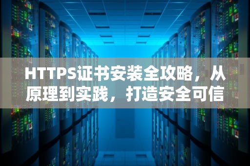 HTTPS证书安装全攻略，从原理到实践，打造安全可信的网站，HTTPS证书安装