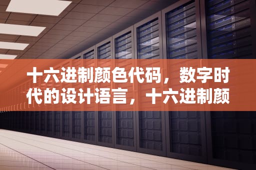 十六进制颜色代码，数字时代的设计语言，十六进制颜色代码表