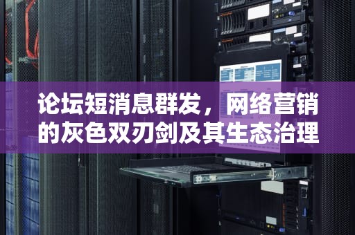 论坛短消息群发，网络营销的灰色双刃剑及其生态治理，论坛短消息群发怎么发