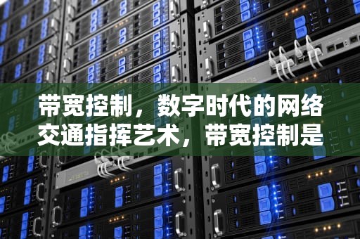 带宽控制，数字时代的网络交通指挥艺术，带宽控制是什么意思