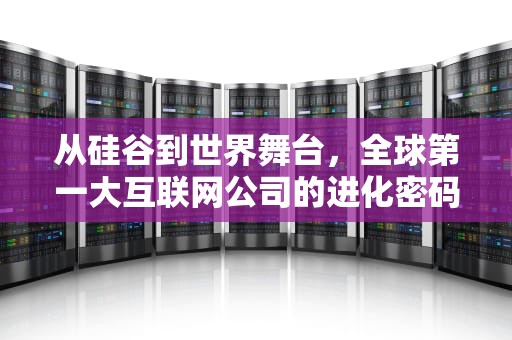 从硅谷到世界舞台，全球第一大互联网公司的进化密码与未来挑战，全球第一大互联网公司是哪家