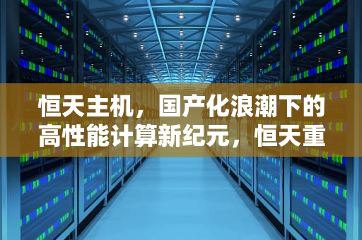 恒天主机，国产化浪潮下的高性能计算新纪元，恒天重装