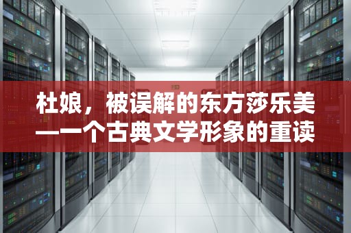 杜娘，被误解的东方莎乐美—一个古典文学形象的重读与解构，度娘