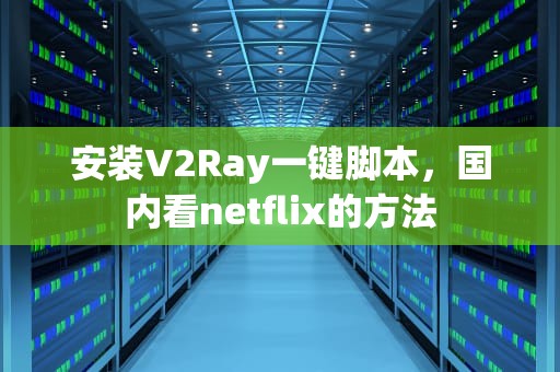 安装V2Ray一键脚本，国内看netflix的方法