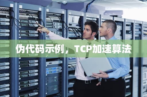 伪代码示例，TCP加速算法