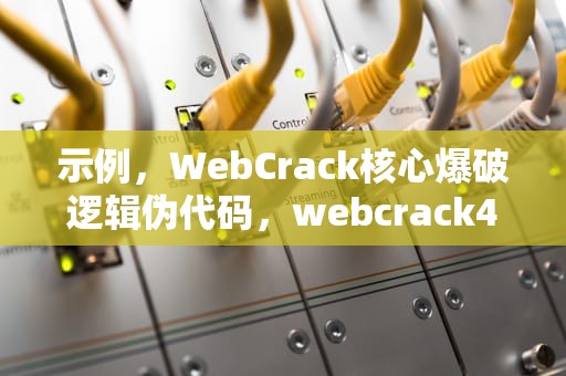 示例，WebCrack核心爆破逻辑伪代码，webcrack4手机版官方下载
