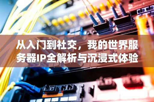 从入门到社交，我的世界服务器IP全解析与沉浸式体验指南，我的世界服务器ip地址怎么看