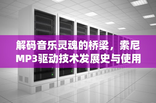 解码音乐灵魂的桥梁，索尼MP3驱动技术发展史与使用全指南，索尼mp3驱动程序