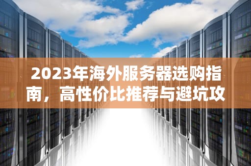 2023年海外服务器选购指南，高性价比推荐与避坑攻略，海外服务器
