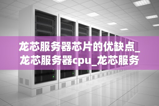 龙芯服务器芯片的优缺点_龙芯服务器cpu_龙芯服务器芯片的优缺点分析