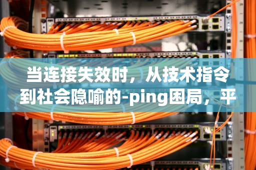 当连接失效时，从技术指令到社会隐喻的-ping困局，平安保险
