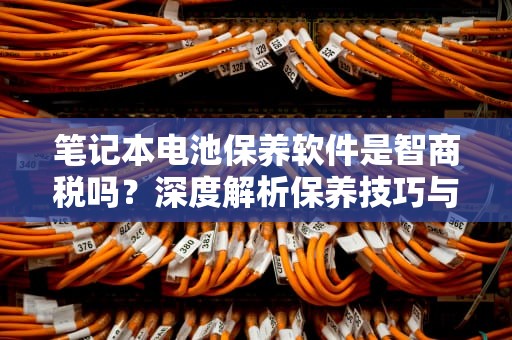 笔记本电池保养软件是智商税吗？深度解析保养技巧与工具选择，笔记本电池保养软件哪个好