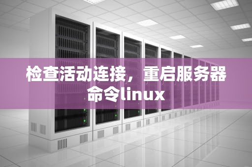 检查活动连接，重启服务器命令linux
