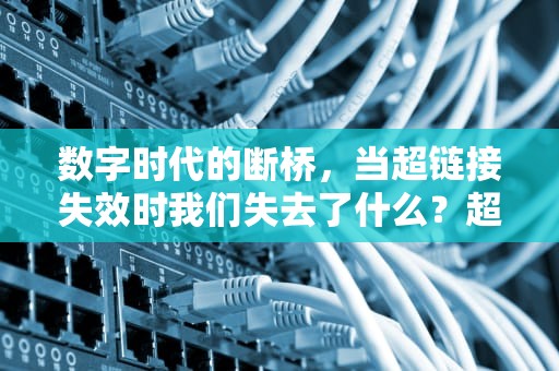 数字时代的断桥，当超链接失效时我们失去了什么？超链接打不开什么原因