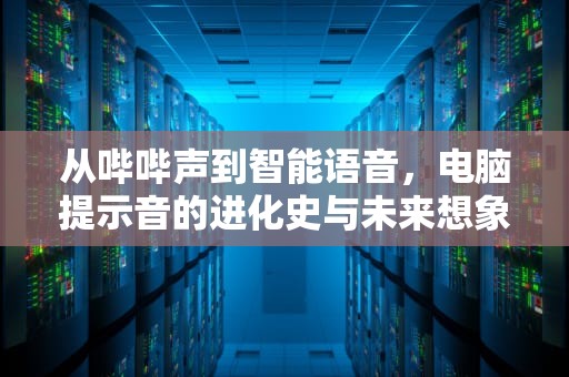 从哔哔声到智能语音，电脑提示音的进化史与未来想象，电脑提示音怎么关掉