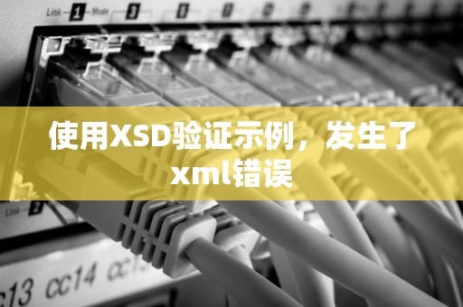 使用XSD验证示例，发生了xml错误