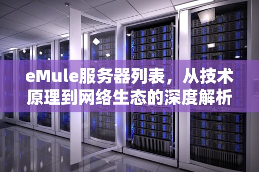 eMule服务器列表，从技术原理到网络生态的深度解析，emule服务器列表是空的