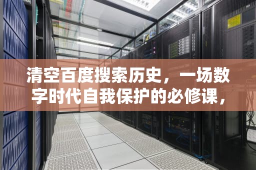 清空百度搜索历史，一场数字时代自我保护的必修课，清除百度搜索历史