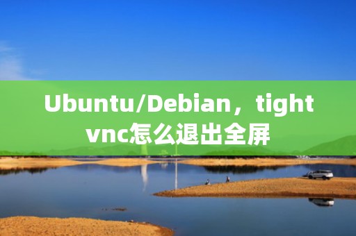 Ubuntu/Debian，tightvnc怎么退出全屏
