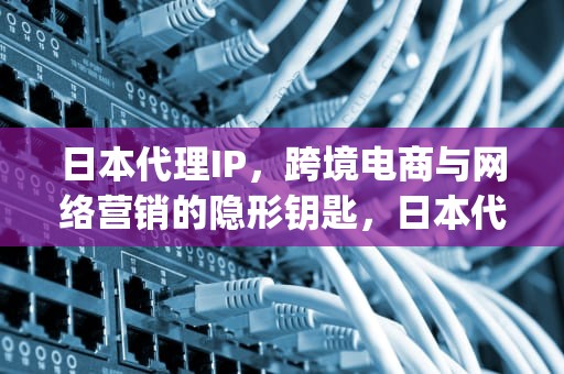 日本代理IP，跨境电商与网络营销的隐形钥匙，日本代理ip地址和端口