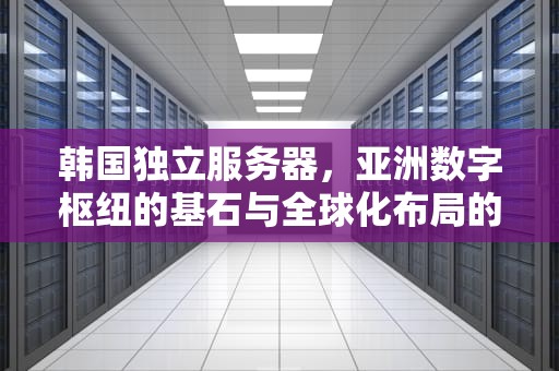 韩国独立服务器，亚洲数字枢纽的基石与全球化布局的关键支撑，韩国独立服务器价格表2023