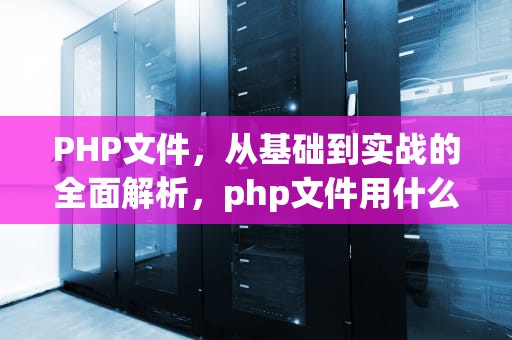 PHP文件，从基础到实战的全面解析，php文件用什么软件打开