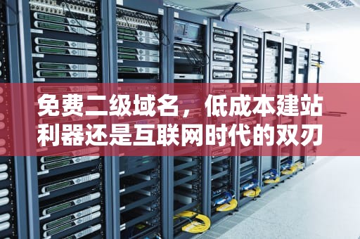 免费二级域名，低成本建站利器还是互联网时代的双刃剑？免费二级域名分发平台