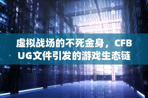 虚拟战场的不死金身，CFBUG文件引发的游戏生态链崩坏危机，cfbug不掉血文件论坛