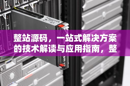 整站源码，一站式解决方案的技术解读与应用指南，整站源码带数据