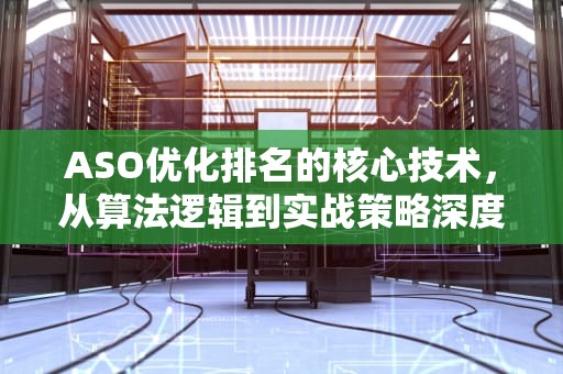 ASO优化排名的核心技术，从算法逻辑到实战策略深度解析，aso优化排名怎么做