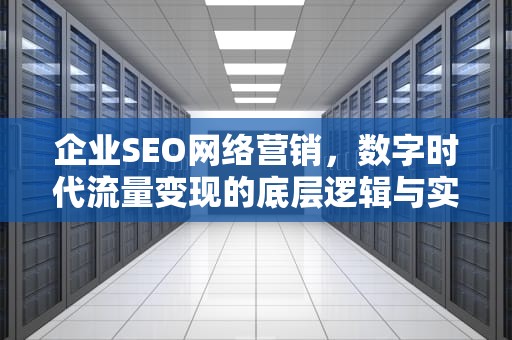 企业SEO网络营销，数字时代流量变现的底层逻辑与实战策略，企业seo网络营销方案