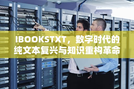IBOOKSTXT，数字时代的纯文本复兴与知识重构革命
